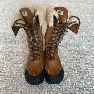 Women’s UGG Adirondack tall Vibram Event snow boots.